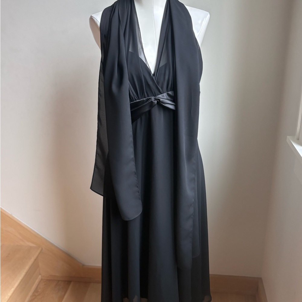 Connected Apparel Black Dress